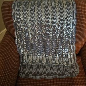 Long glitter shawl